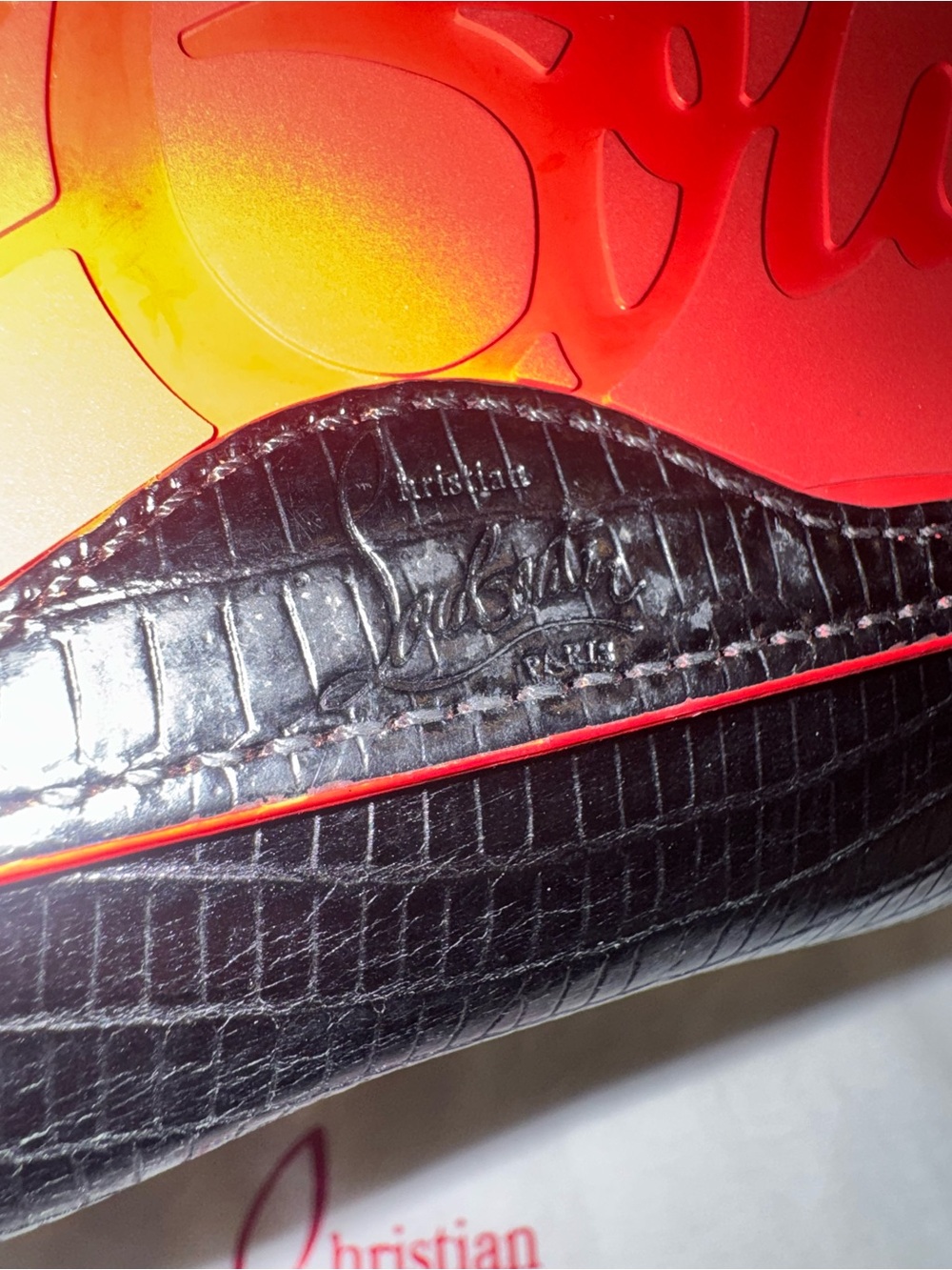 Christian Louboutin cabarock Black Leather Tote with COA - Picture 10 of 10